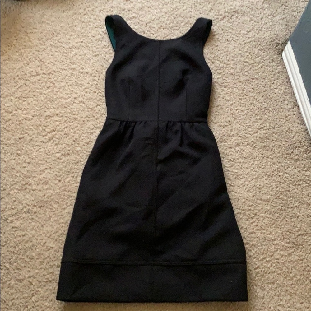 MAEVE Jacquard Dress w/ Cross Back Detail